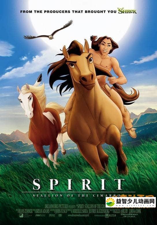 梦工厂动画电影《小马王/小马精灵 Spirit: Stallion of the Cimarron 2002》国粤英三语中字 720P/MKV/2.09G 动画片小马精灵全集下载-益智少儿动画网