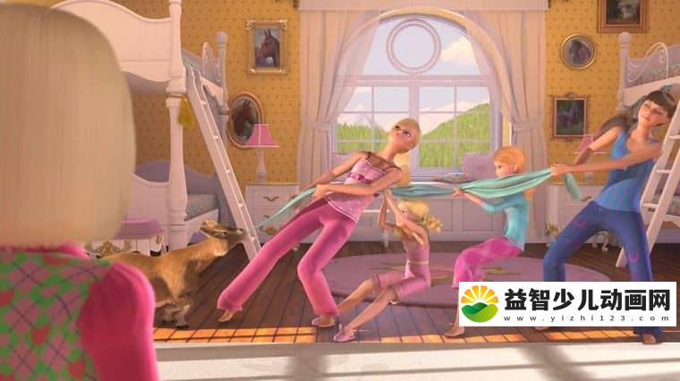 动画电影《芭比姐妹与小马 Barbie and Her Sisters in A Pony Tale 2013》国语版+英语版