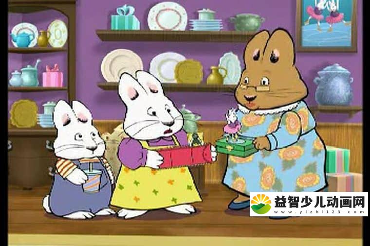 益智动画片《小兔麦斯和露比 Max and Ruby》全4季共46集+绘本