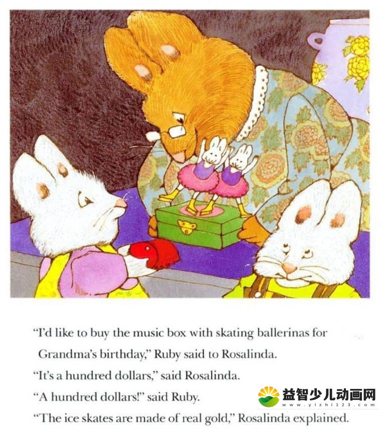 益智动画片《小兔麦斯和露比 Max and Ruby》全4季共46集+绘本